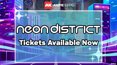 anime expo neon district|anime expo 2023.